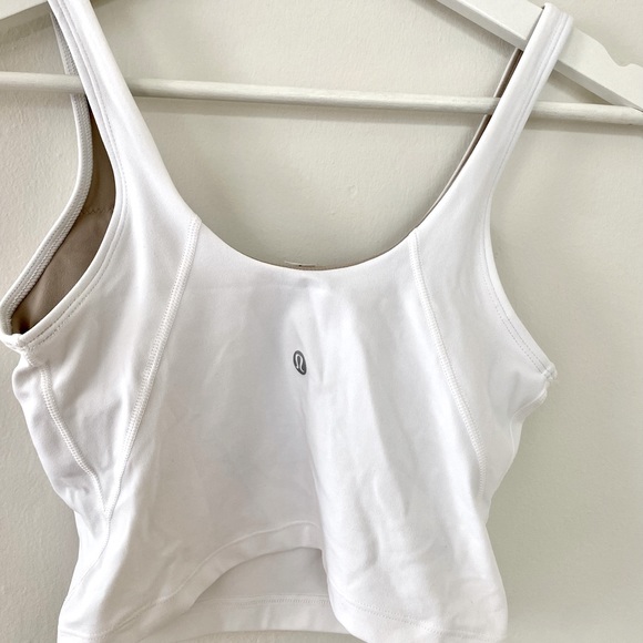 Lululemon White Align Tank Size 2 - Picture 2 of 5